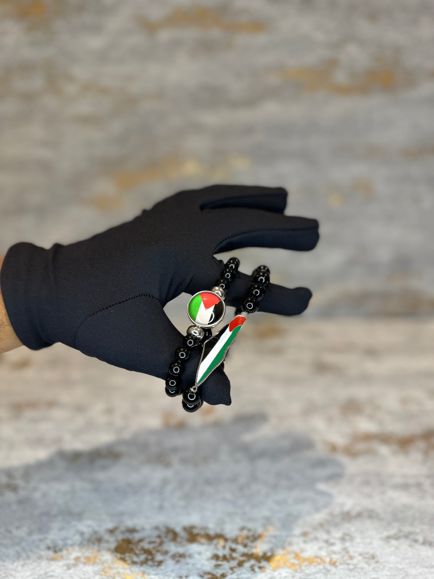 Palestine flag bracelet